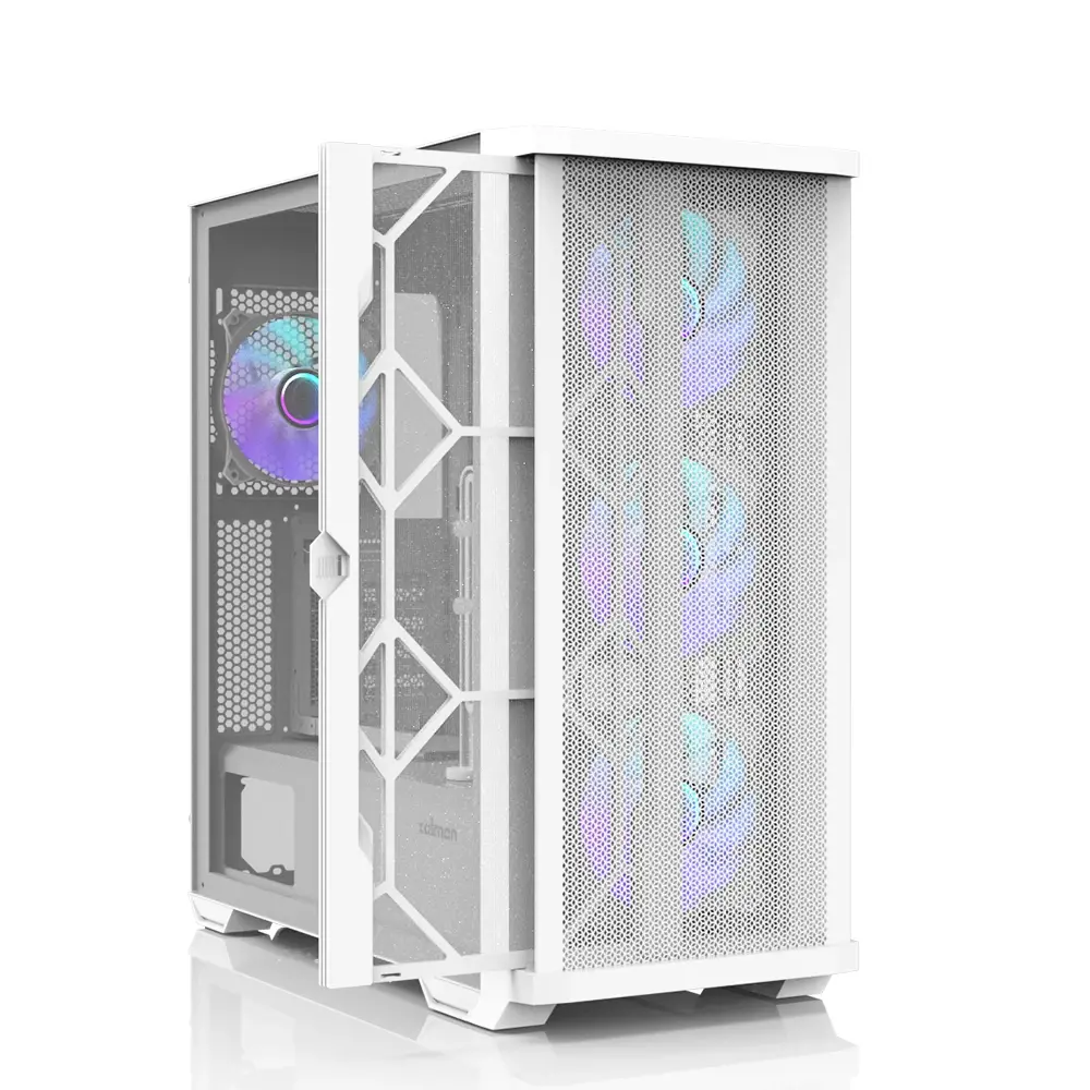 Zalman кутия Case EATX - Z10 DUO White - Mesh/Tempered Glass - image 5