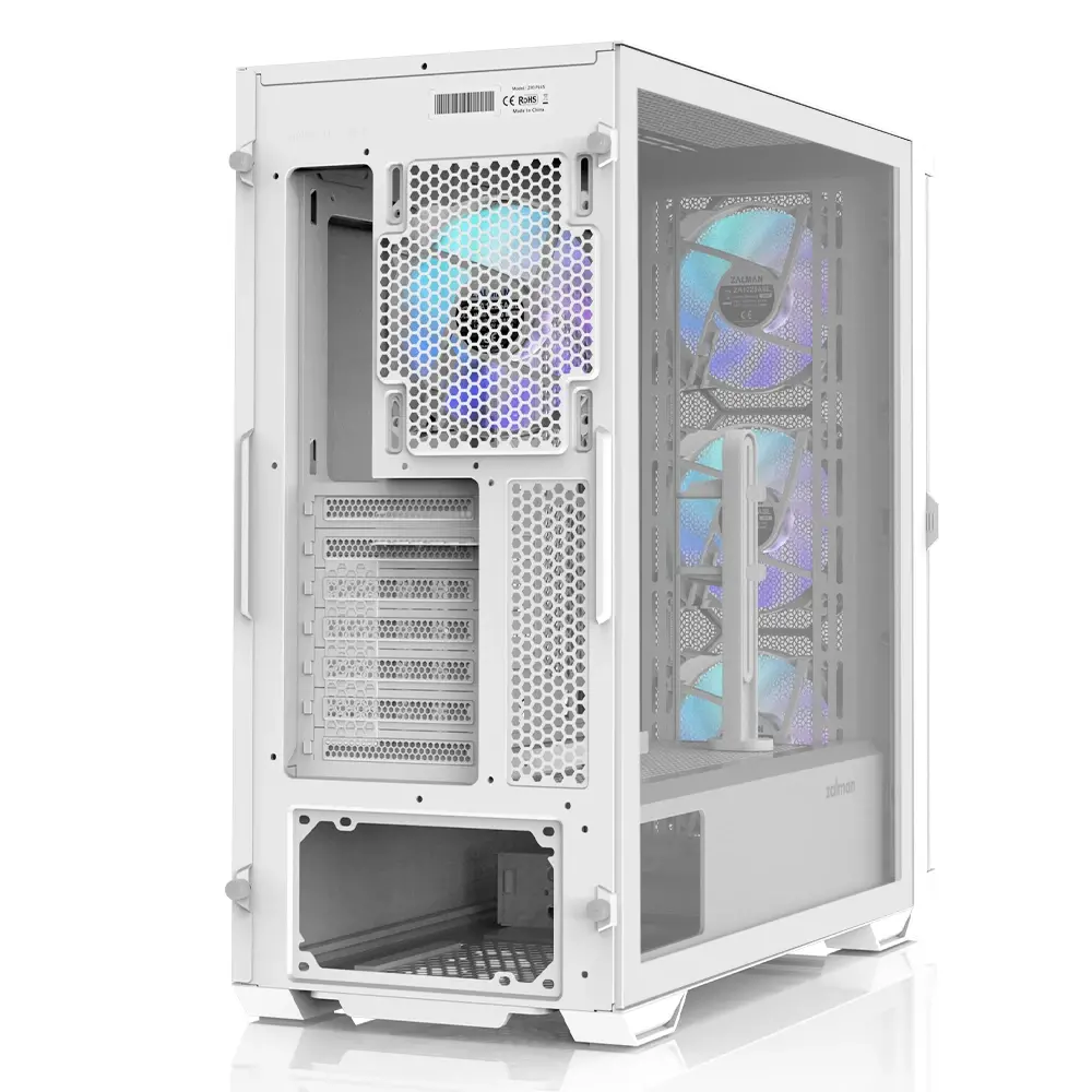 Zalman кутия Case EATX - Z10 DUO White - Mesh/Tempered Glass - image 6