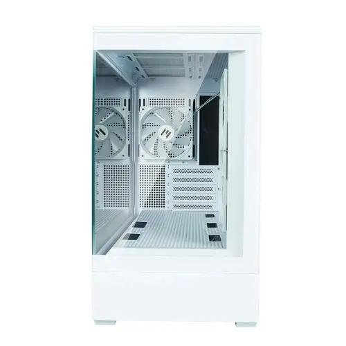 Zalman кутия Case mATX - P30 White - aRGB, Tempered Glass - image 11