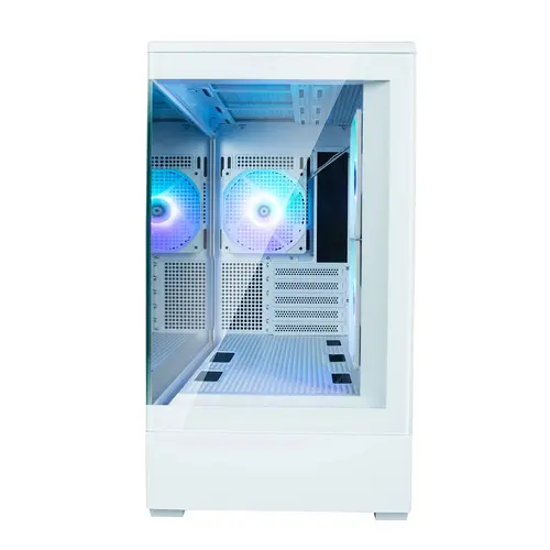 Zalman кутия Case mATX - P30 White - aRGB, Tempered Glass - image 12