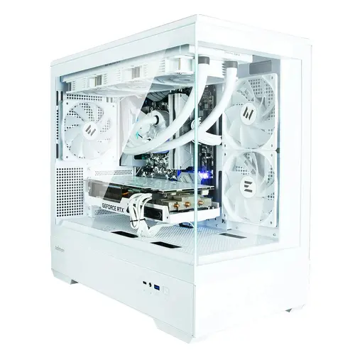Zalman carcasă Case mATX - P30 White - aRGB, Tempered Glass - 21
