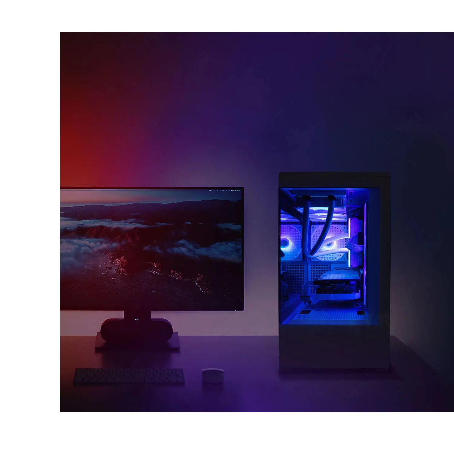Zalman кутия Case mATX - P30 White - aRGB, Tempered Glass - image 29