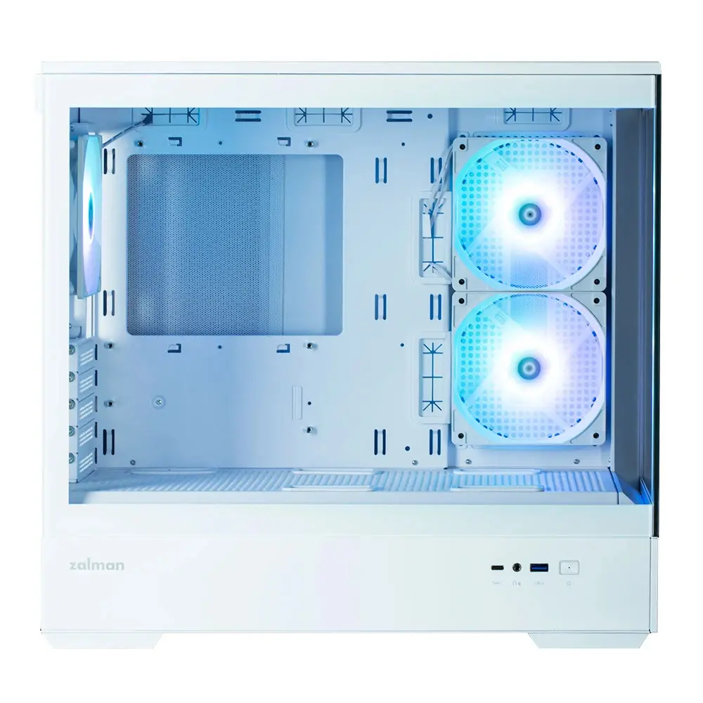 Zalman carcasă Case mATX - P30 White - aRGB, Tempered Glass - image 32