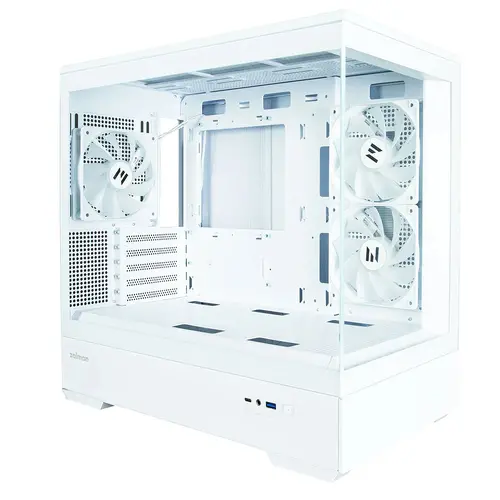Zalman κουτί Case mATX - P30 White - aRGB, Tempered Glass - 10