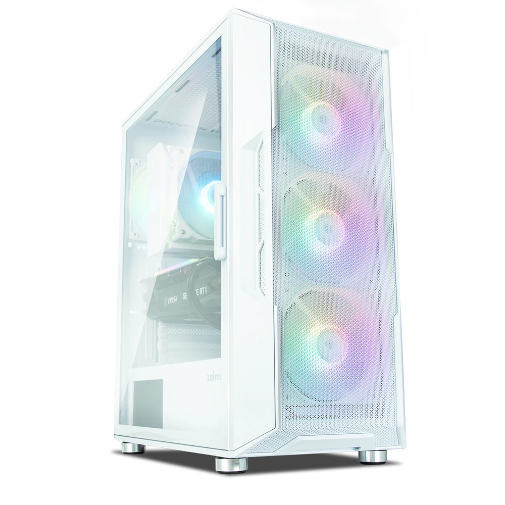 Zalman кутия Case ATX - I3 NEO White - RGB, Mesh - image 1