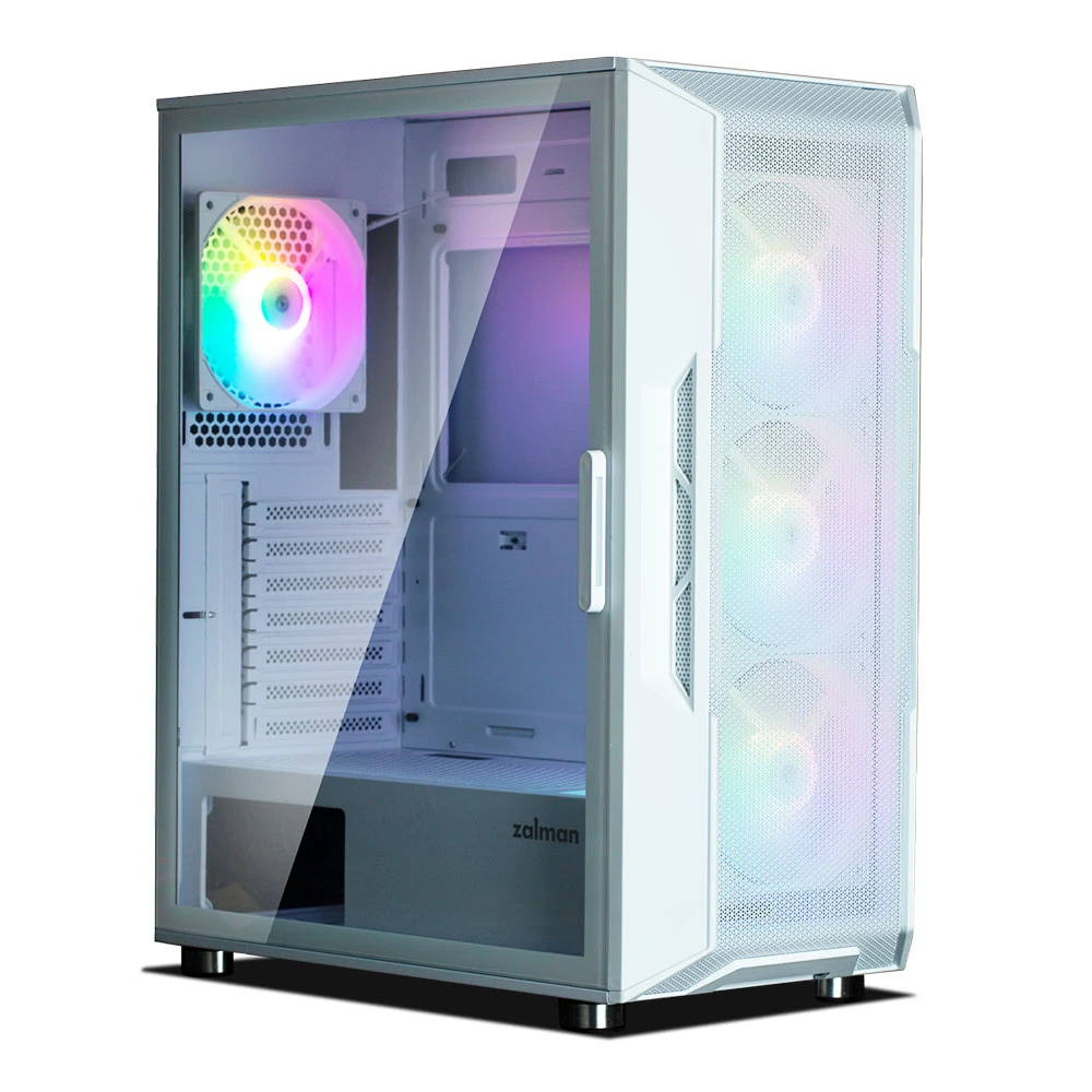 Zalman кутия Case ATX - I3 NEO White - RGB, Mesh - image 2