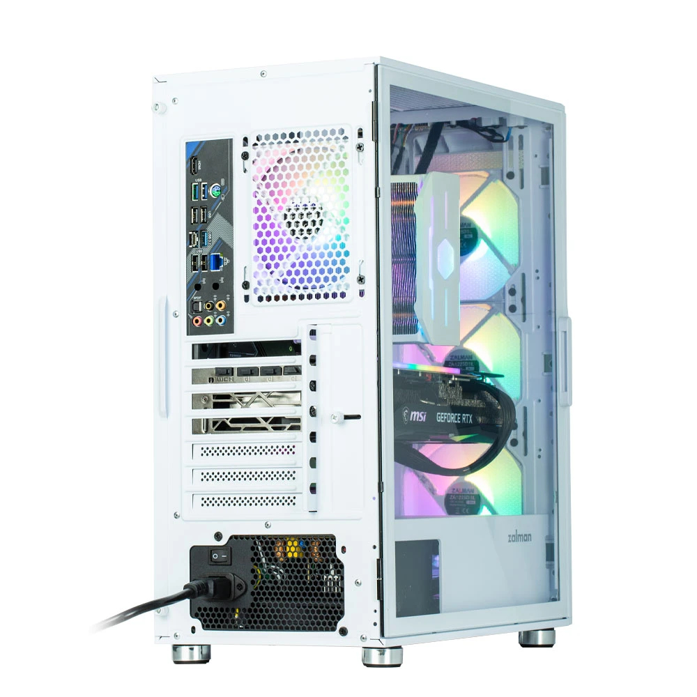 Zalman кутия Case ATX - I3 NEO White - RGB, Mesh - image 4