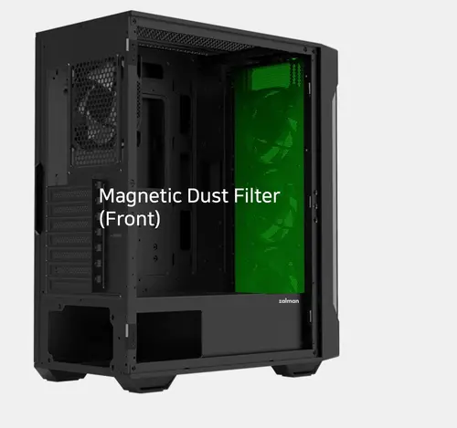 Zalman кутия Case ATX - I3 NEO TG Black - aRGB, Tempered Glass - image 12