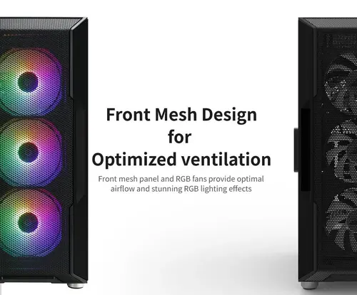 Zalman кутия Case ATX - I3 NEO Black - RGB, Mesh - image 10