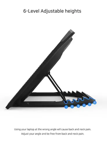 Zalman Răcire pentru laptop Notebook Cooler 17" Negru ZM-NS3000 - 10