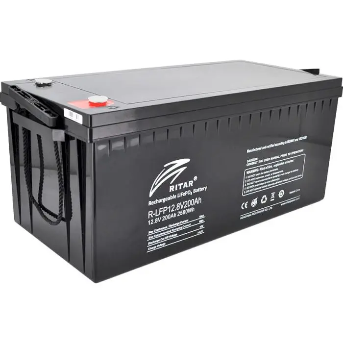 Литиево йонни батерии LFP12.8V200AH 12V / 200Ah -522/ 240 /219 mm F12/M8 RITAR