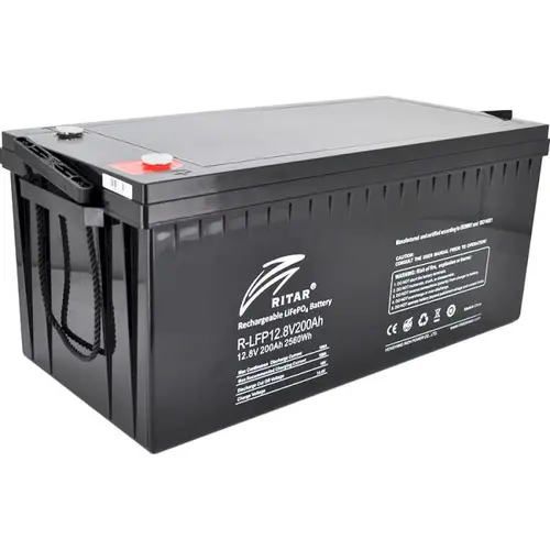 Baterii litiu-ion LFP12.8V200AH 12V / 200Ah -522/ 240 /219 mm F12/M8 RITAR - 1