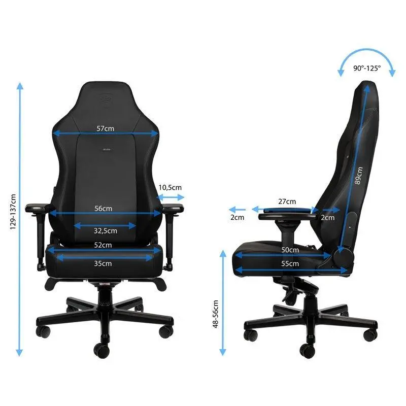 Gaming καρέκλα noblechairs HERO, Black Edition - image 3