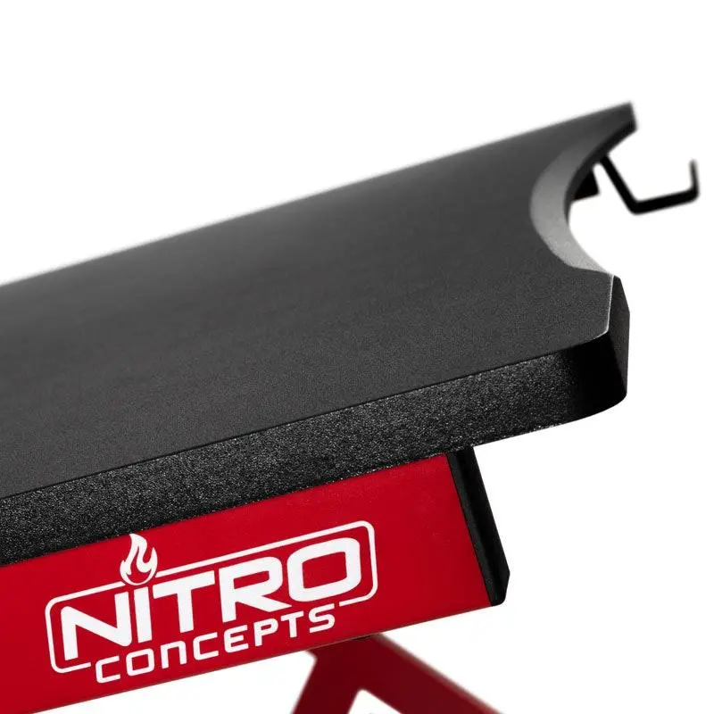 Геймърско бюро Nitro Concepts D12, Black/Red - image 7