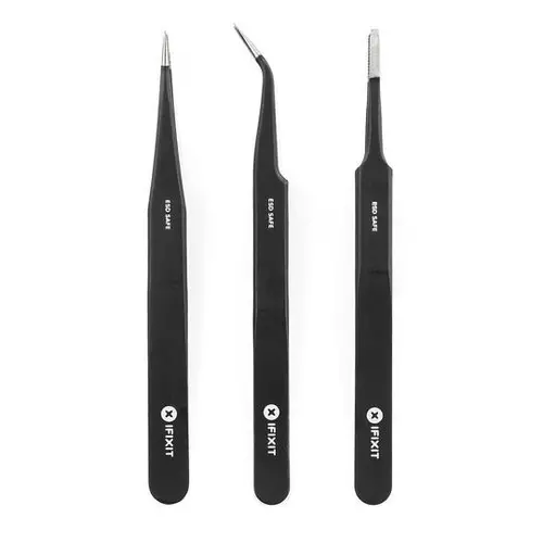 Instrument iFixit Precision Tweezer Set PRO set de 3 pensete de precizie - 1