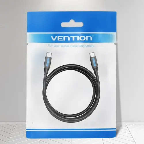 Vention Cablu USB 2.0 Type-C la Type-C - 1.5M negru 5A Fast Charge - COTBG - 9