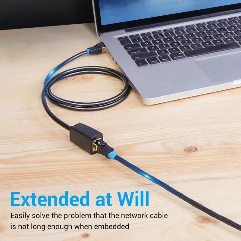 Vention удължителен кабел Cat.8 SSTP Extension Patch Cable 2M Black 40Gbps - IKHBH - image 5