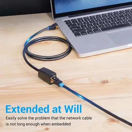 Vention удължителен кабел Cat.8 SSTP Extension Patch Cable 2M Black 40Gbps - IKHBH - image 5