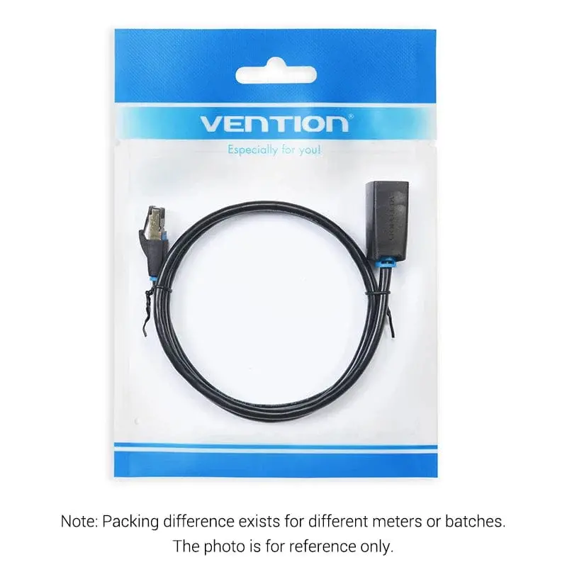 Vention удължителен кабел Cat.8 SSTP Extension Patch Cable 1M Black 40Gbps - IKHBF - image 7
