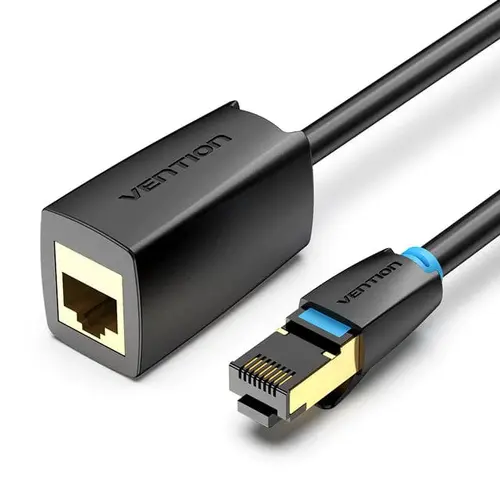 Vention cablu prelungitor Cat.8 SSTP Extension Patch Cable 1M negru 40Gbps - IKHBF - 1