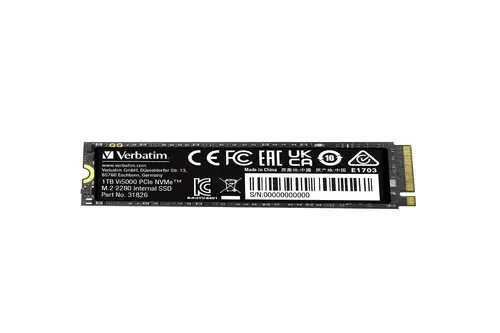 Твърд диск, Verbatim Vi5000 Internal PCIe NVMe M.2 SSD 1TB - image 2