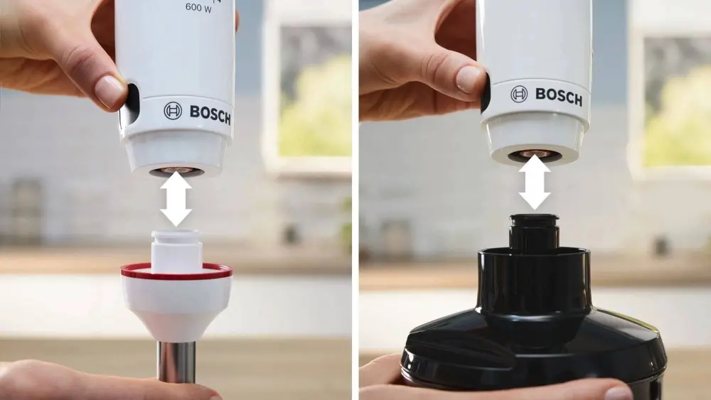 Пасатор, Bosch MSM4W220, SER4, Blender, ErgoMaster, 600 W, Dynamic Speed Control, QuattroBlade System, Included Blender, Chopper & Measuring cup, White - image 6