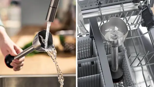 Пасатор, Bosch MSM4W220, SER4, Blender, ErgoMaster, 600 W, Dynamic Speed Control, QuattroBlade System, Included Blender, Chopper & Measuring cup, White - image 7