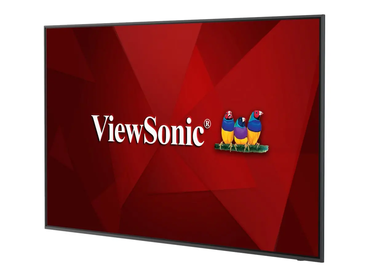 VIEWSONIC CDE6530 65inch LED commercial Display 3840x2160 500 nits 1200:1 HDMI in x 2 USB-C x 1 HDMI out x 1 w/ RS232 - image 1