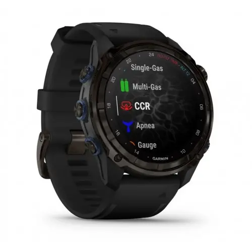 Garmin Descent™ Mk3i – 51 мм|Carbon grey DLC титан с черна силиконова каишка 010-02752-11 - image 2