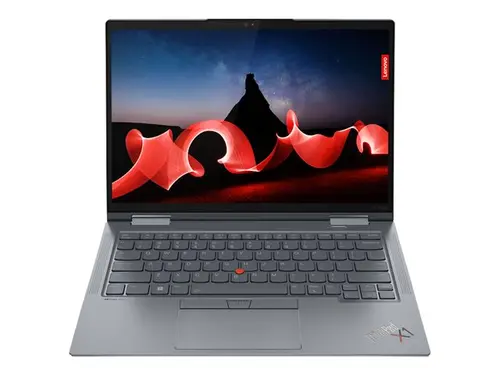 Лаптоп, Lenovo ThinkPad X1 Yoga G8 Intel Core i7-1355U (up to 5.0GHz, 12MB), 32GB LPDDR5 6000MHz, 1TB SSD, 14" WQUXGA (3840x2400) OLED AR, AS, Touch, Intel Iris Xe Graphics, WLAN, BT, WWAN, 1080p&IR Cam, Backlit KB, Pen, NFC, FPR, Storm Grey, 4cell, Win11Pro, 3Y