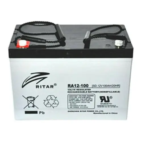 Baterie cu plumb RITAR (RA12-100S), AGM, 12V / 100 Ah, 306.5/ 168.5/ 210mm, F15(M6) - 1