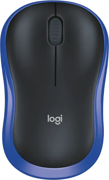 Mouse, LOGITECH M185 WL/NB/BLACK+BLUE