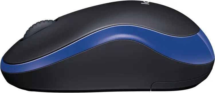 Мишка, LOGITECH M185 WL/NB/BLACK+BLUE - image 2