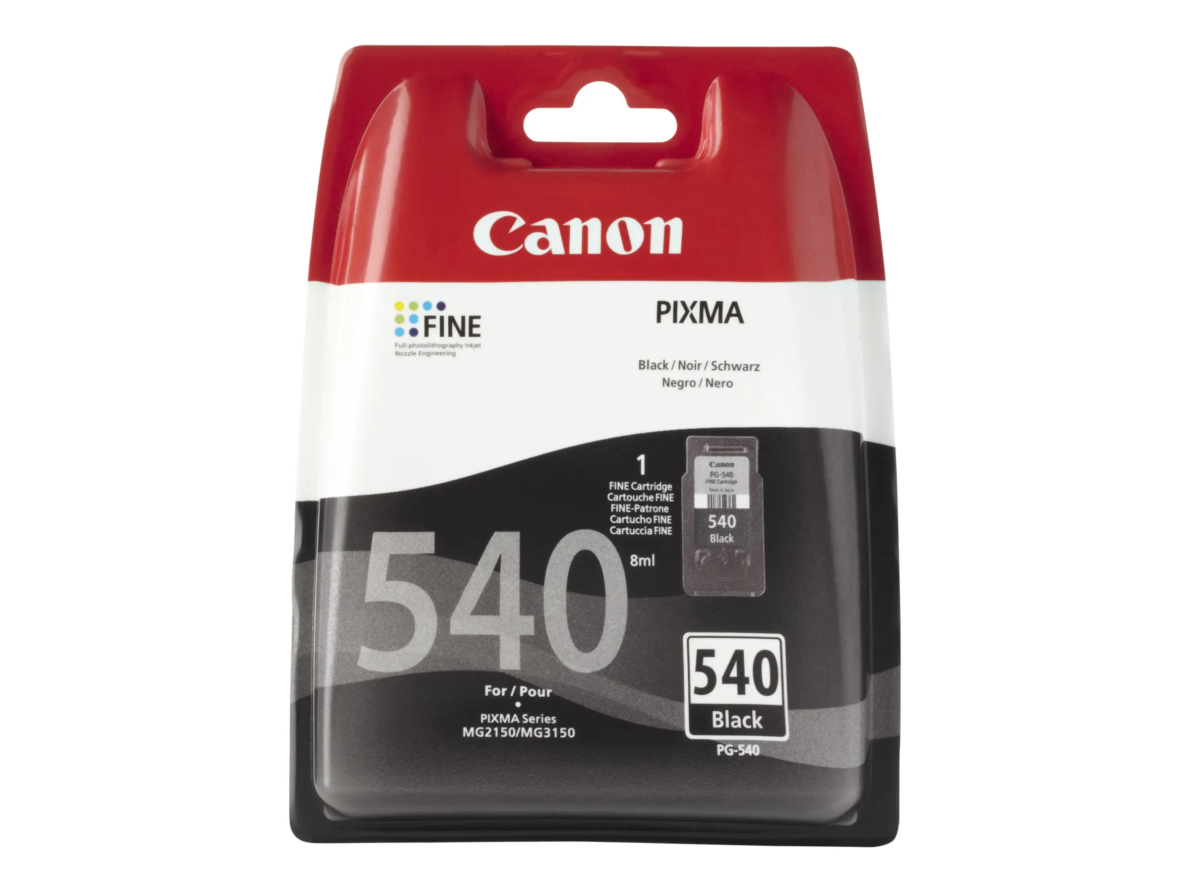 CANON PG-540 Μαύρο Δοχείο Μελανιού 180P - image 2