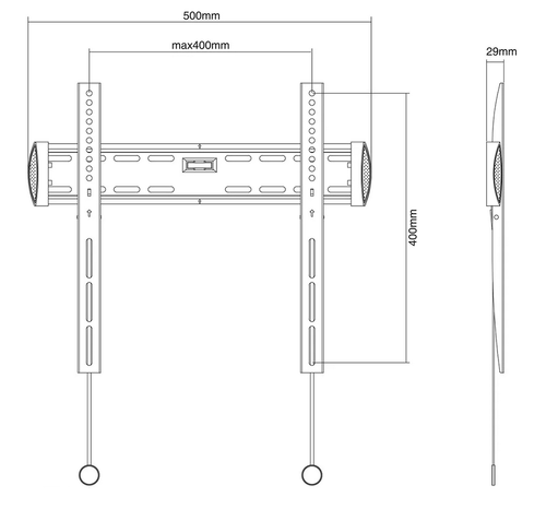 Стойка, Neomounts Flat Screen Wall Mount (fixed), 32"-55" - image 2