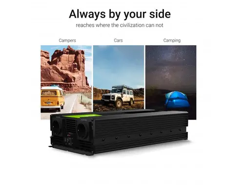 Invertor GREEN CELL, 12/220V, DC/AC, 3000W/6000W, Undă sinusoidală modificată - 2