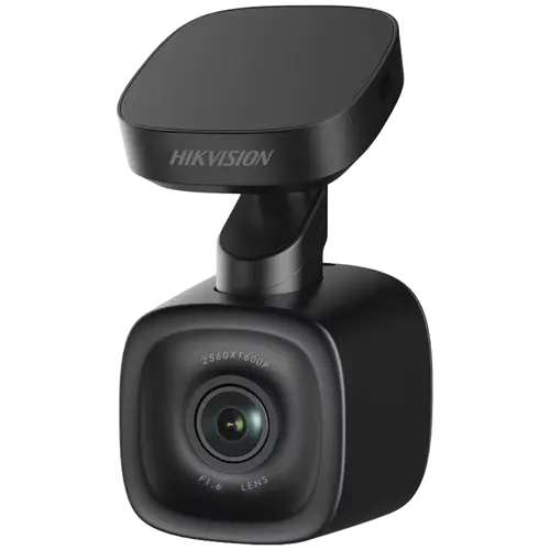 Hikvision FHD Dashcam F6 Pro, OV-05A20, 30 fps@1600P, H265, FOV 109°, GPS, ADAS supported, Voice command, micro SD up to 128 GB, built-in MIC and speaker, Wi-Fi, G-sensor, micro USB, 3.8m cable.