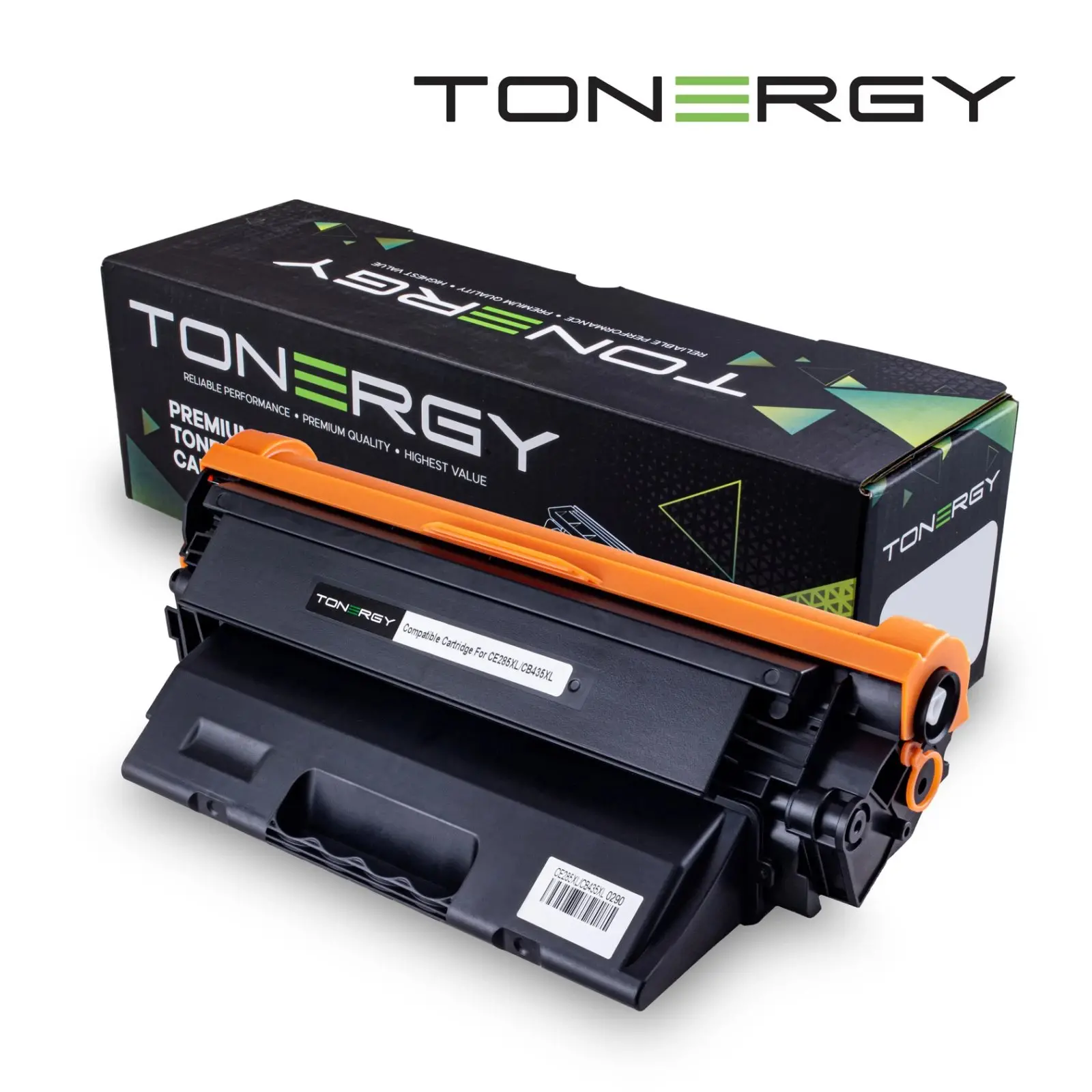 Κασέτα γραφίτη, Tonergy, Black, εξαιρετικά υψηλή χωρητικότητα 7k – συμβατή με HP 35A 36A 78A 85A CE285A/CB435A/CB436A/CF278A