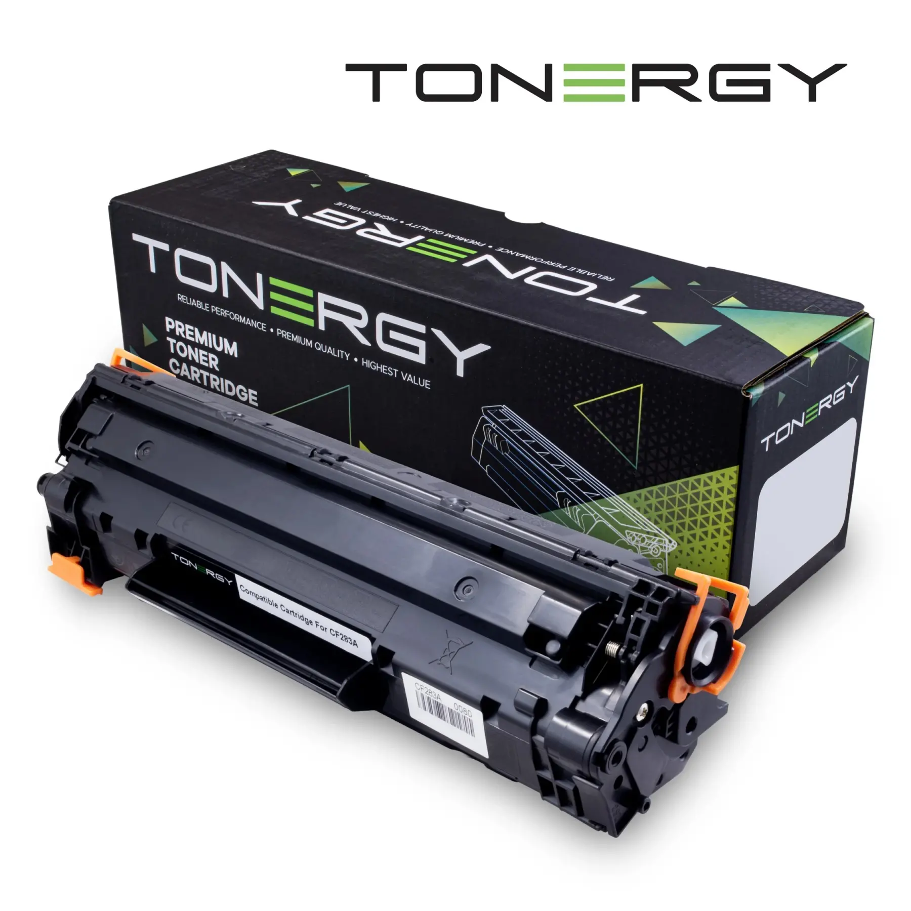 Tonergy συμβατή Κασέτα Τόνερ Συμβατή Κασέτα Τόνερ HP 83A CF283A Μαύρο, 1.5k