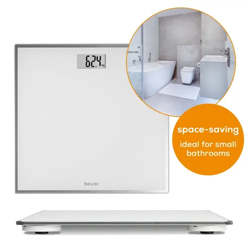 Cântar, Beurer GS 120 Kompakt Glass cântar de baie negru; Oprire automată, indicator de suprasarcină; 150 kg / 100 g - 3
