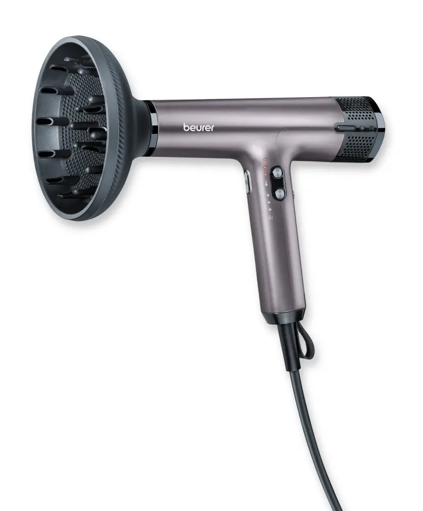 Сешоар, Beurer HC 100 Excellence Hair dryer, ECO technology, lightweight and ergonomic, Slim, magnetic nozzle and diffuser, Ion function, 4 temperature and blower settings, Integrated memory function - image 1