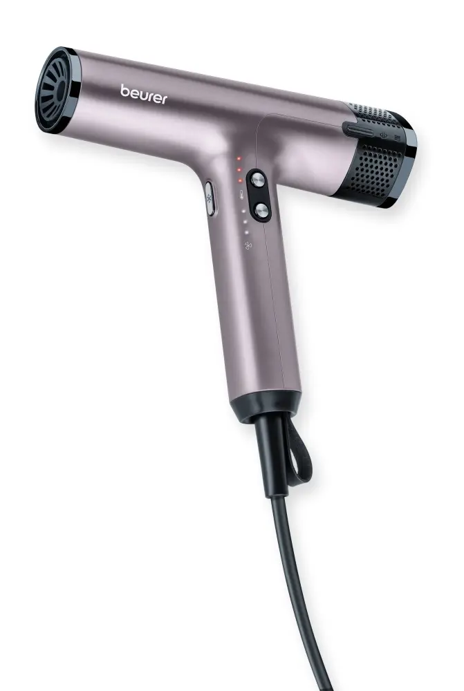 Сешоар, Beurer HC 100 Excellence Hair dryer, ECO technology, lightweight and ergonomic, Slim, magnetic nozzle and diffuser, Ion function, 4 temperature and blower settings, Integrated memory function - image 2