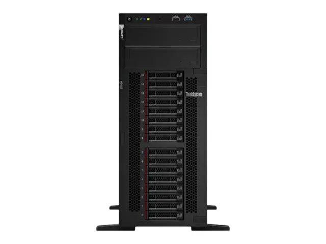 Сървър, Lenovo ThinkSystem ST550 Xeon Silver 4210 (10C, 2.2GHz, 13.75MB Cache/85W), 32GB 2933MHz (1x32GB, 2Rx4 RDIMM), O/B, 930-8i, 1x750W Titanium, XCC Enterprise - image 4