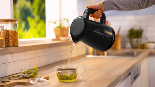 Електрическа кана, Bosch TWK3M123, MyMoment Plastic Kettle, 2400 W, 1.7 l, Cup indicator, Limescale filter, Triple safety function, Black - image 5