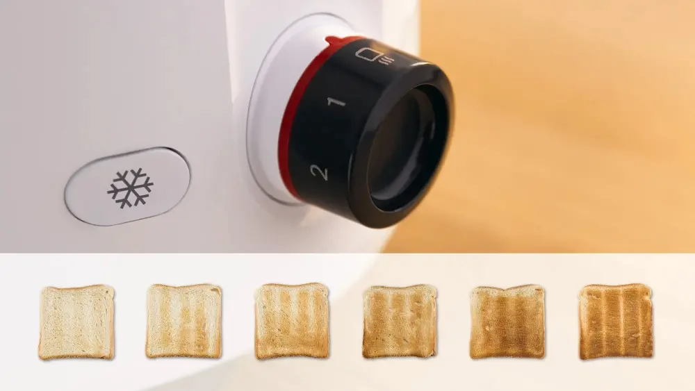Prăjitor de pâine, Bosch TAT2M121, MyMoment Compact toaster, 950 W, Oprire automată, Setare de decongelare și reîncălzire, Grătar de încălzire - image 4