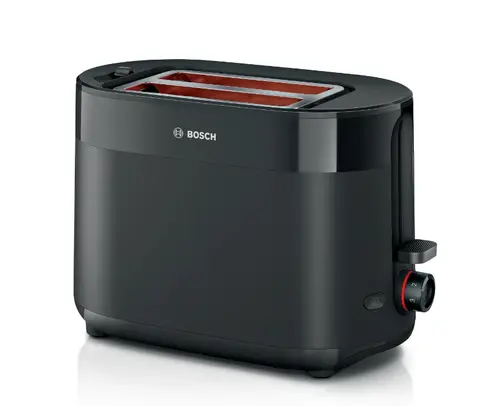 Τοστιέρα, Bosch TAT2M123, MyMoment Compact toaster, 950 W, αυτόματη απενεργοποίηση, ρύθμιση για απόψυξη και ξαναζέσταμα, ενσωματωμένη σχάρα θέρμανσης - 1