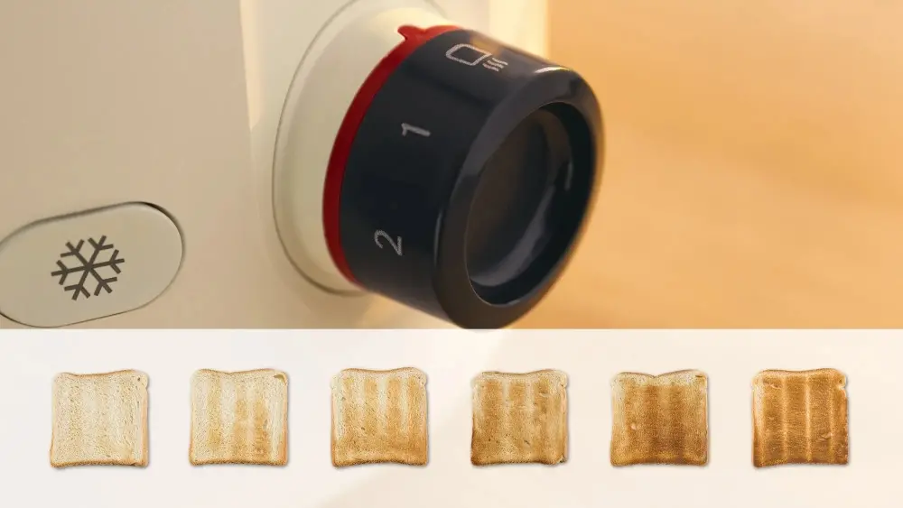 Φρυγανιέρα, Bosch TAT2M127, MyMoment Compact, 950 W, αυτόματη απενεργοποίηση, ρύθμιση απόψυξης και αναθέρμανσης, ενσωματωμένη σχάρα θέρμανσης, υψηλή - image 2