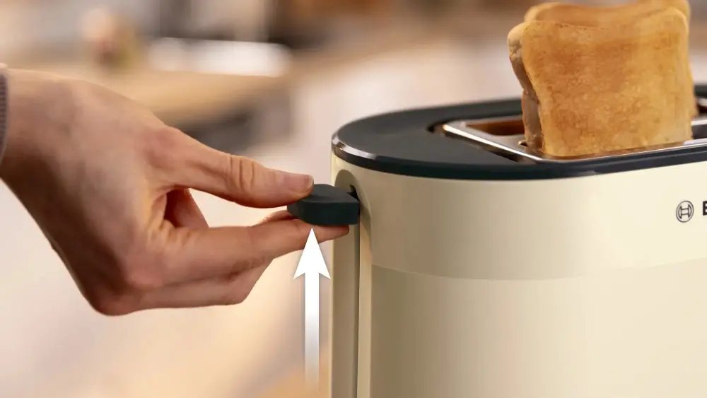 Prăjitor de pâine, Bosch TAT2M127, MyMoment Compact, 950 W, oprire automată, setare de decongelare și reîncălzire, grătar de încălzire integrat - image 4