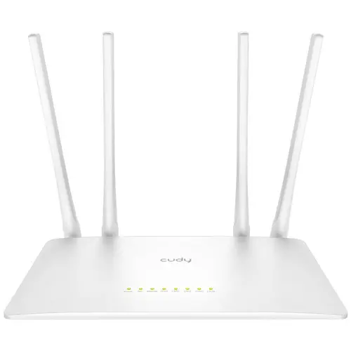 Router wireless Cudy WR1200, V2.0, 2.4/5 GHz, 300 - 867 Mbps, 10/100 - 2