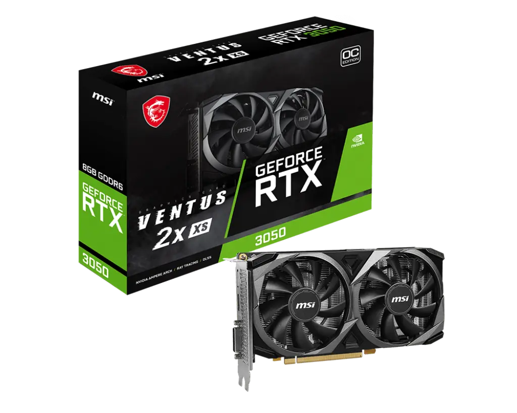 Видео карта, MSI RTX3050 VENTUS 2X XS 8G OC